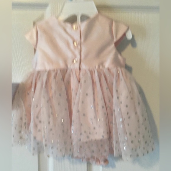 Marmelata Classics Infant Girls 2piece Party Dress, pink tule satin Sz 3/6 NWT - Picture 4 of 8